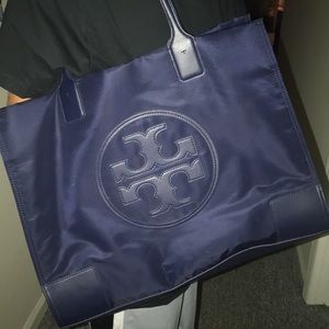 Tory Burch Bags - Authentic Tory Burch Ella Tote In Navy Tory Burch Bags - Authentic Tory Burch Ella Tote In Navy